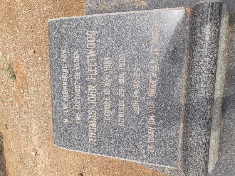 FLEETWOOD Thomas John 1884-1960