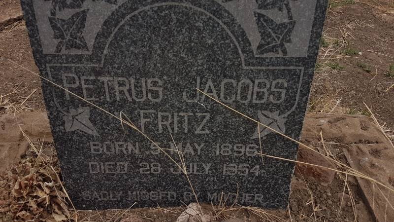 FRITZ Petrus Jacobs 1896-1954