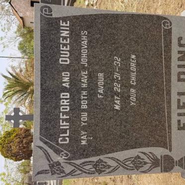 FIELDING Clifford &amp; Queenie