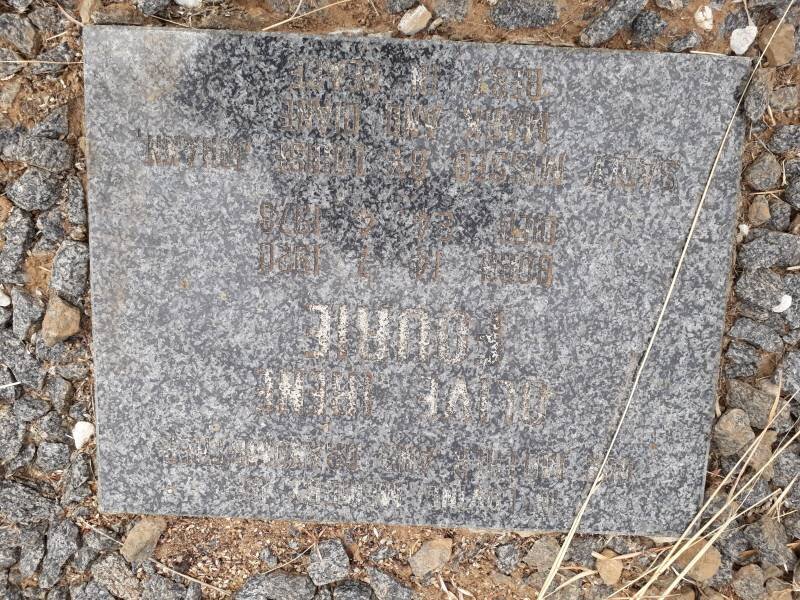 FOURIE Olive Irene 1920-1976