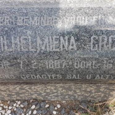 GROBLER Wilhelmiena 1887-1961