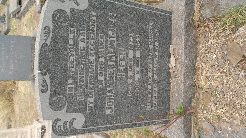 HEFER Johannes Meintjies 1873-1953