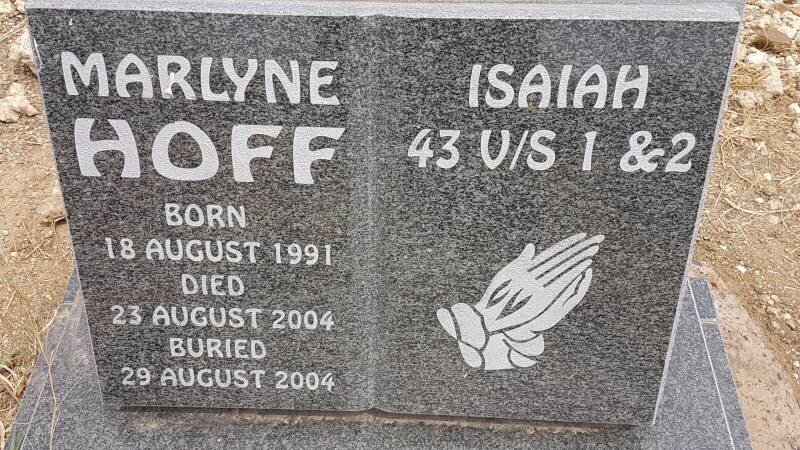 HOFF Marlyne 1991-2004