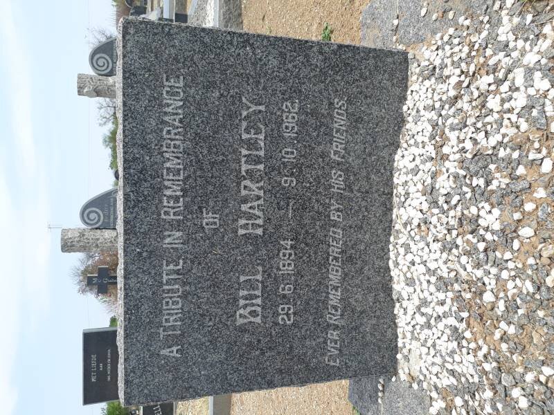 HARTLEY Bill 1894-1962