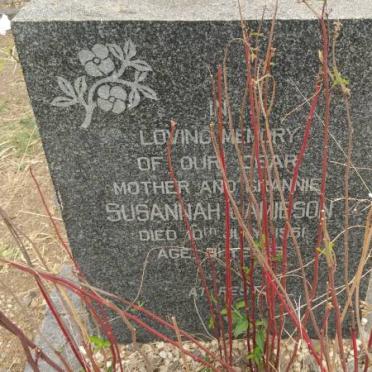 JAMIESON Susannah -1951