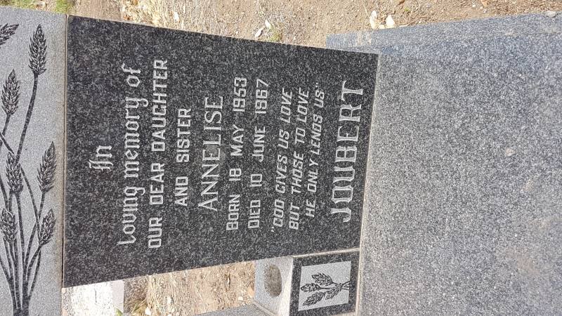 JOUBERT Annelise 1953-1967