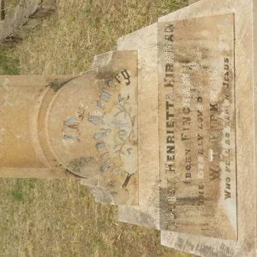 KIRKMAN Louisa Henrietta nee FINCHAM -1903