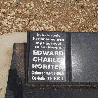 KORSTEN Edward Charles 1950-2012