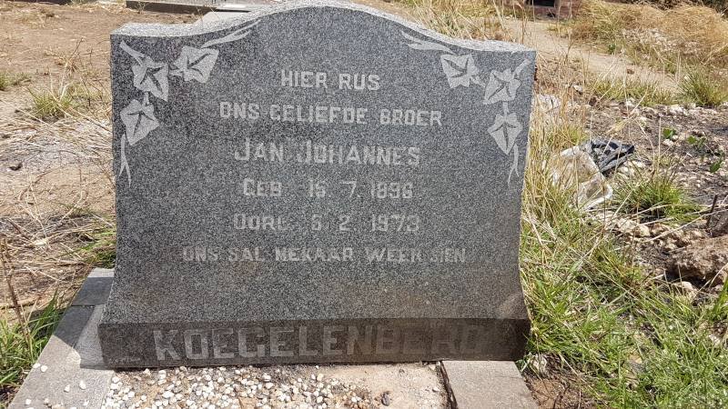 KOEGELENBERG Jan Johannes 1896-1973
