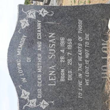 LOK Lena Susan, ho 1916-1958