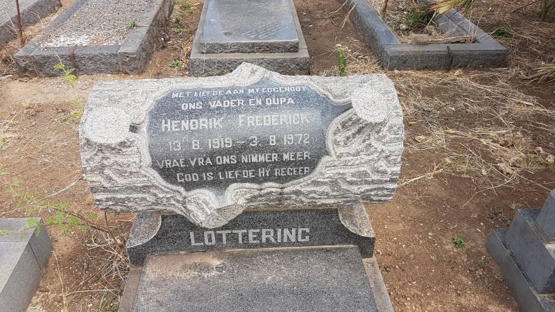 LOTTERING Hendrik Frederick 1919-1972