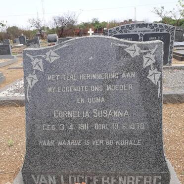 LOGGERENBERG Cornelia Susanna, van 1911-1970