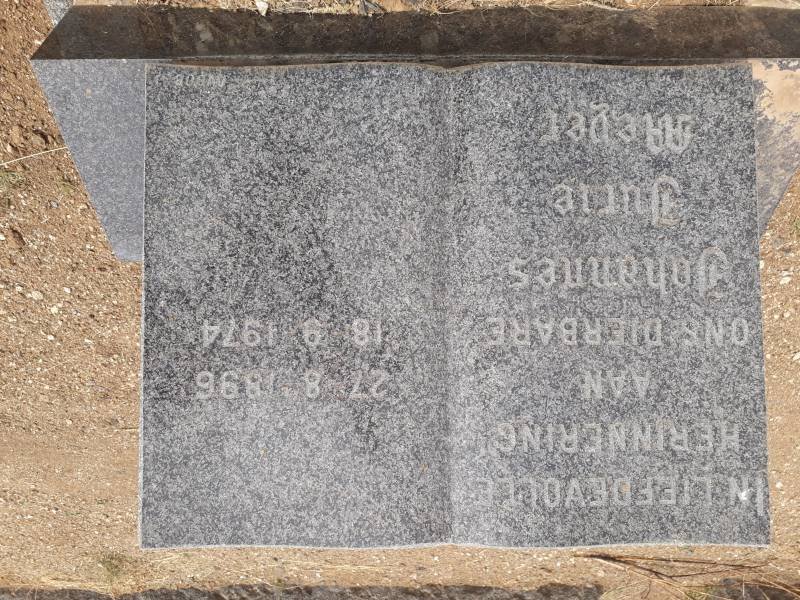 MEYER Johannes Jurie 1896-1974