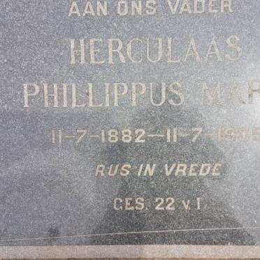 MARE Herculaas Phillippus 1882-1955