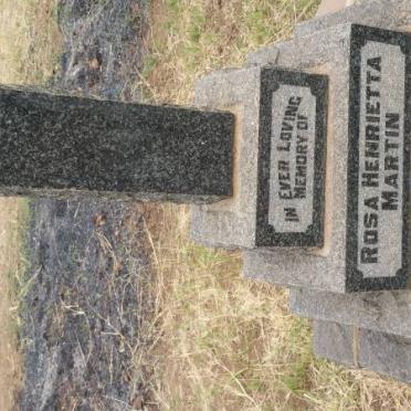 MARTIN Rosa Henrietta 1861-1933