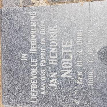 NOLTE Jan Hendrik 1900-1972