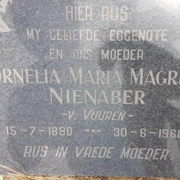 NIENABER Cornelia Maria Magrieta nee V. VUUREN 1890-1960