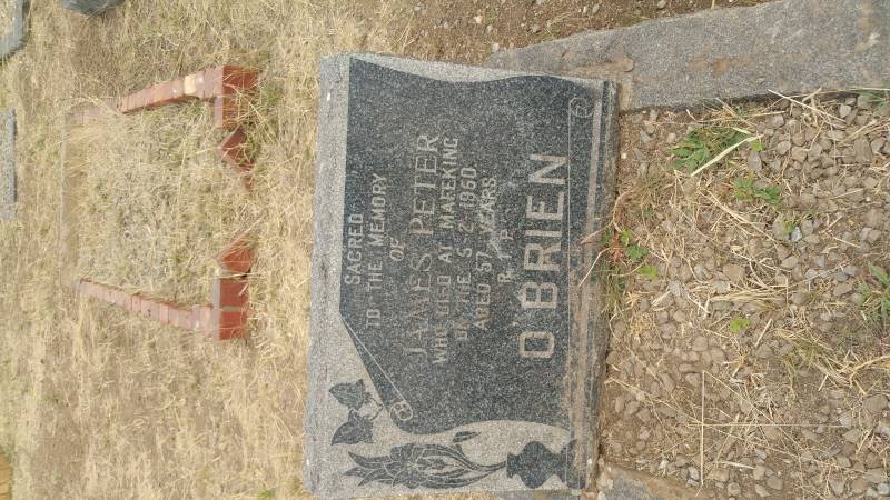 O'BRIEN James Peter -1960