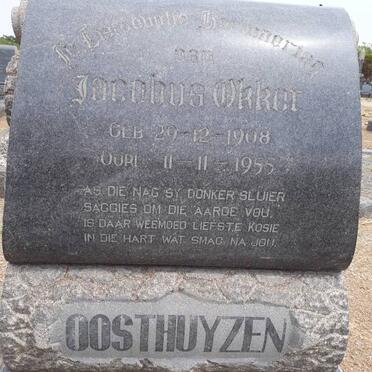 OOSTHUYZEN Jacobus Okker 1908-1955