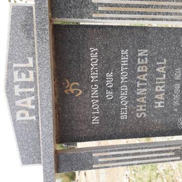 PATEL Shantaben Harilal 1940-2000