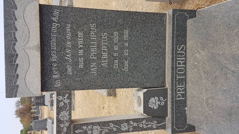 PRETORIUS Jan Phillipus Albertus 1929-1966