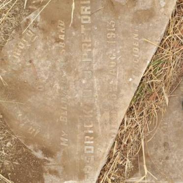 PRETORIUS Fredrick D.J. -1913