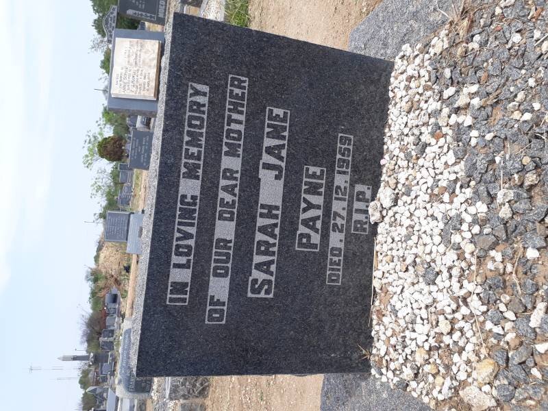 PAYNE Sarah Jane -1959