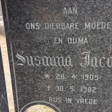 PRETORIUS Susanna Jacoba 1905-1982