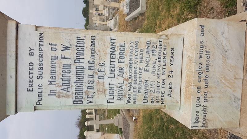 PROCTOR Andrew F.W., BEAUCHAMP 1894-1921