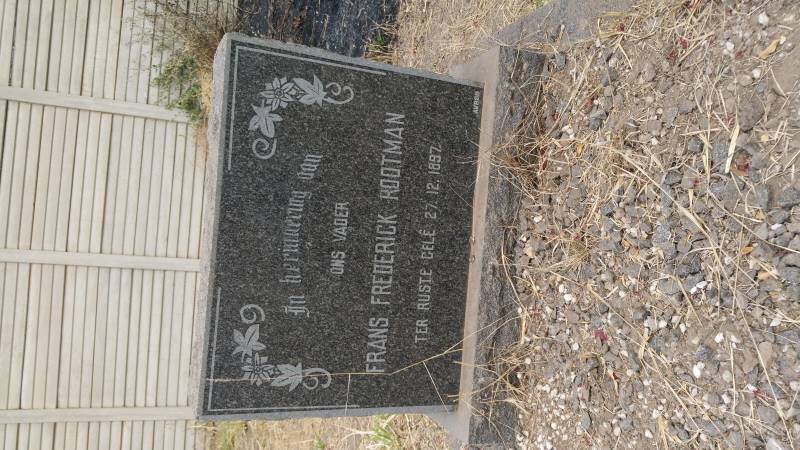 ROOTMAN Frans Frederick -1897