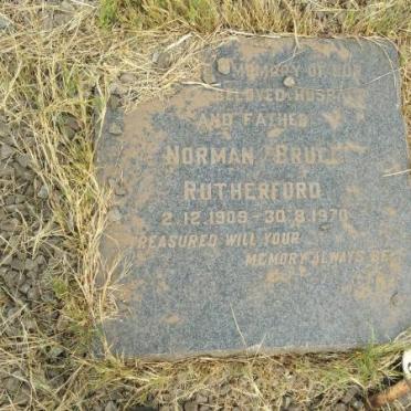 RUTHERFORD William Archibald 1872-1911 :: RUTHERFORD Norman Bruce 1909-1970 :: RUTHERFORD Dick