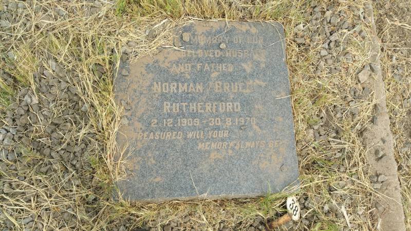 RUTHERFORD Norman Bruce 1909-1970