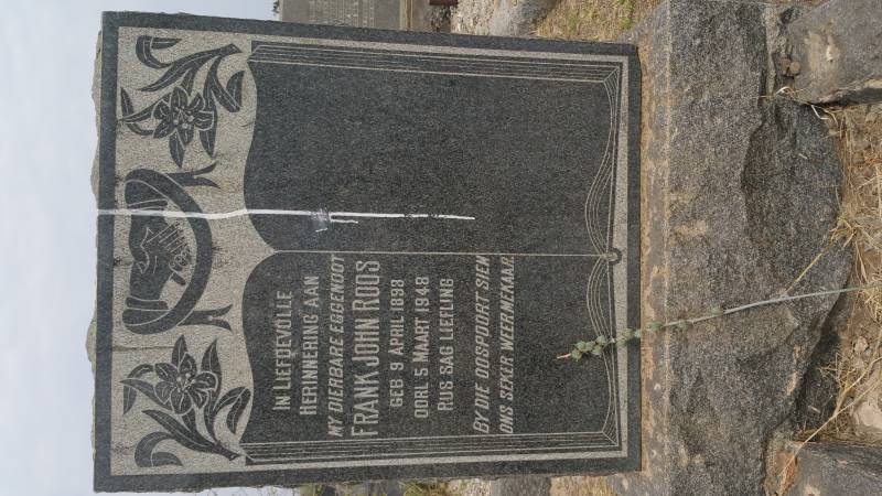 ROOS Frank John 1893-1948