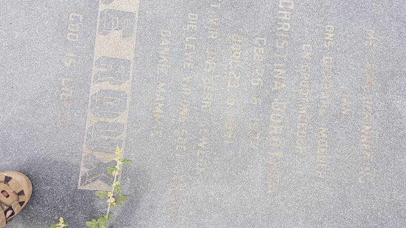 ROUX Christina Dorothea, le 1907-19?1