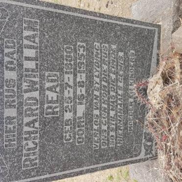 READ Richard William 1880-1953