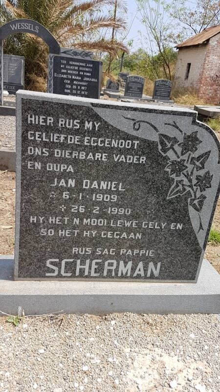 SCHERMAN Jan Daniel 1909-1990
