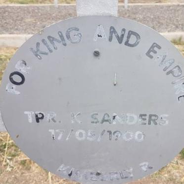 SANDERS K. -1900