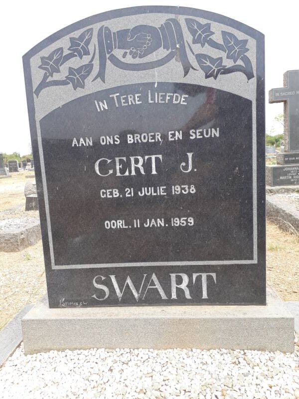SWART Gert J. 1938-1959