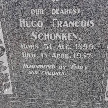 SCHONKEN Hugo Francois 1899-1957