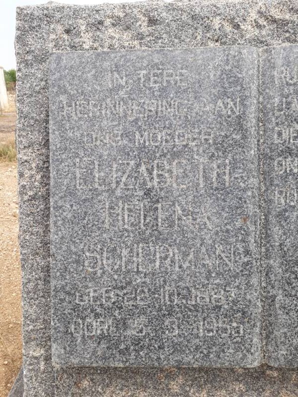 SCHERMAN Elizabeth Helena 188?-1955