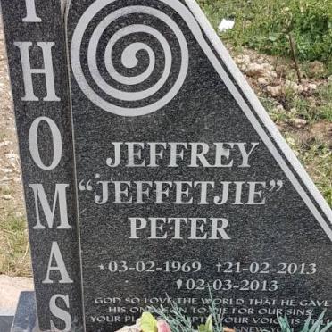 THOMAS Jeffrey Peter 1969-2013