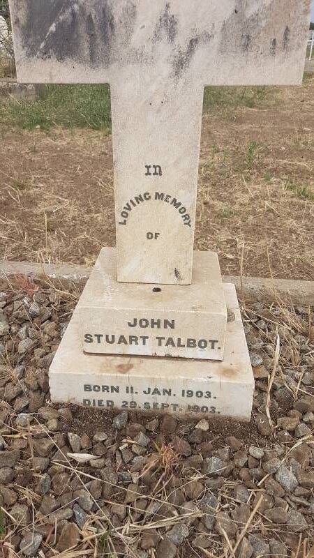TALBOT John Stuart 1903-1903