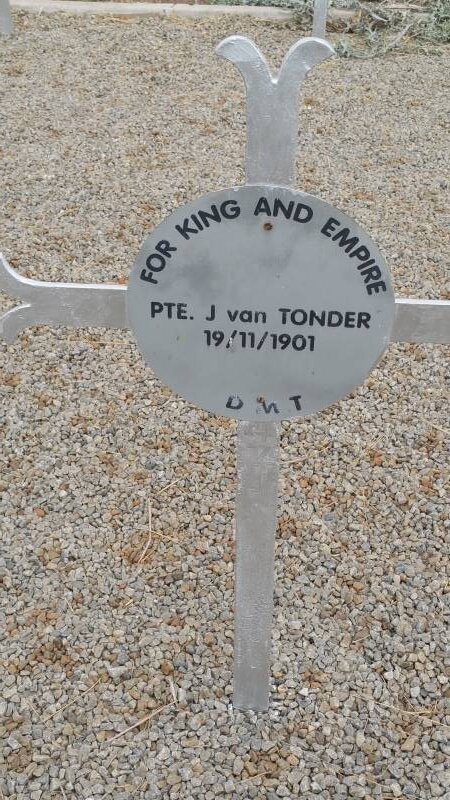 TONDER J., van -1901