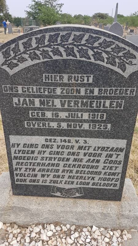 VERMEULEN Jan Nel 1918-1929