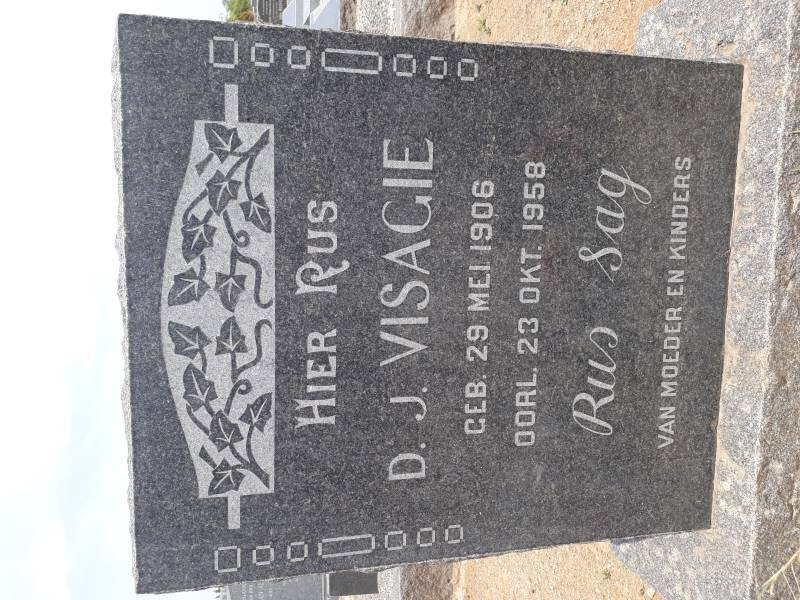 VISAGIE D.J. 1906-1958