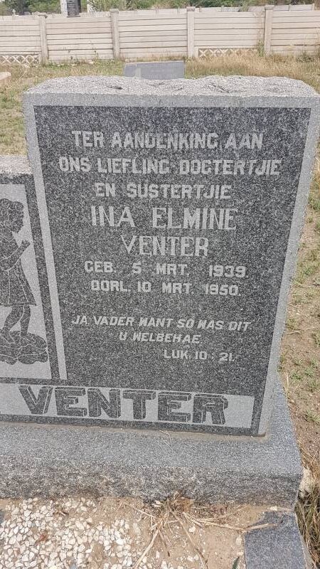 VENTER Ina Elmine 1939-1950