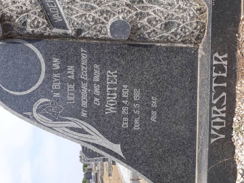 VORSTER Wouter 1904-1962