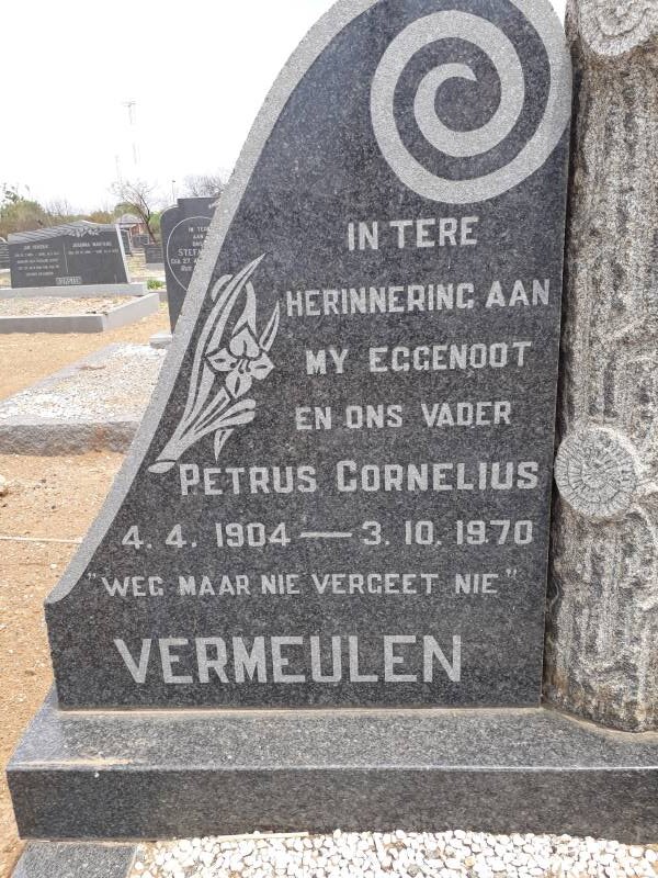 VERMEULEN Petrus Cornelius 1904-1970