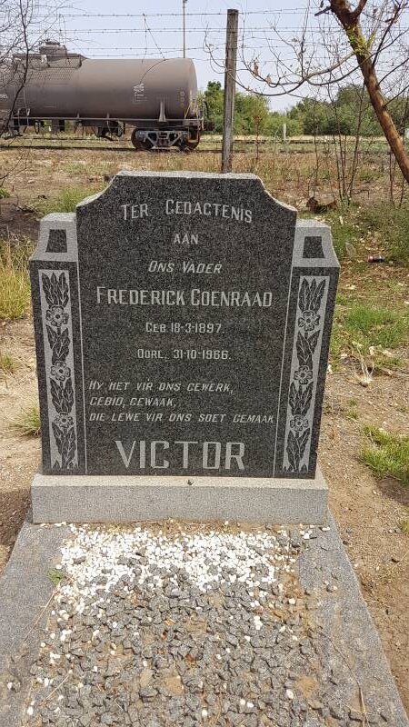 VICTOR Frederick Coenraad 1897-1966