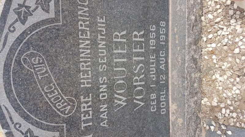 VORSTER Wouter 1956-1958